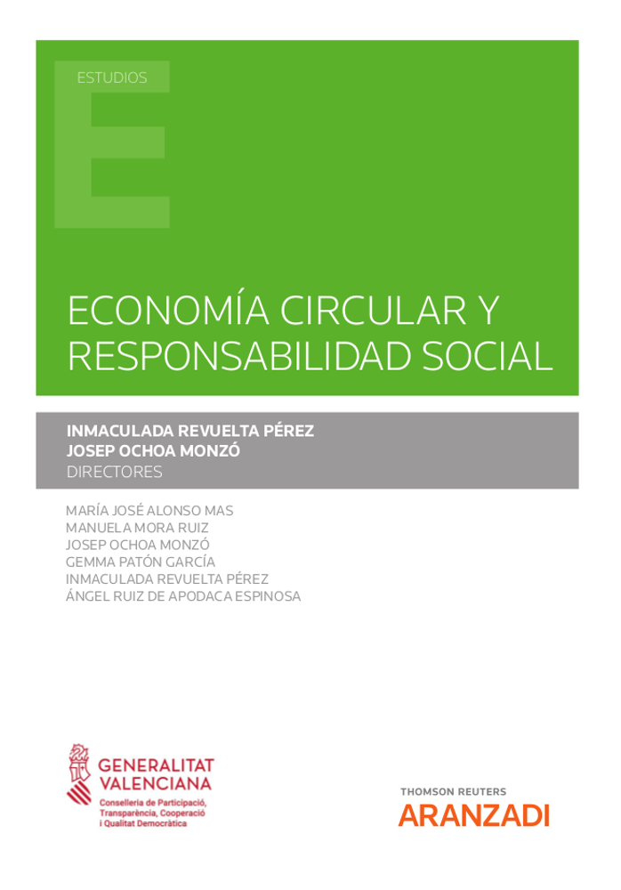 Economía circular y responsabilidad social. 9788413456355