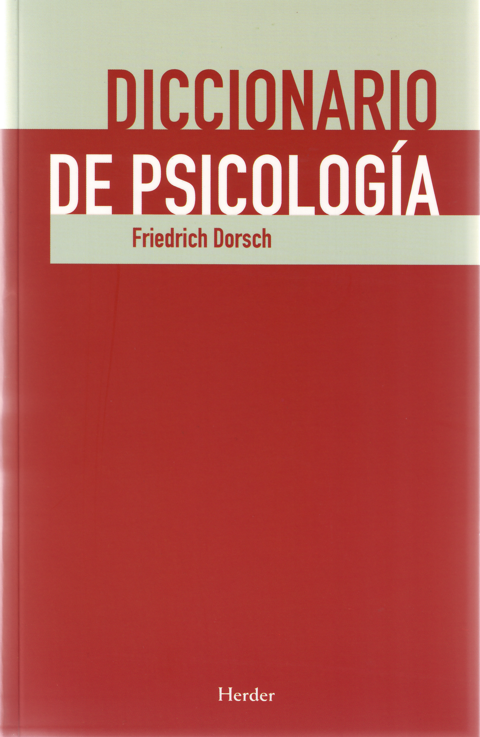 Diccionario de Psicología. 9788425425745