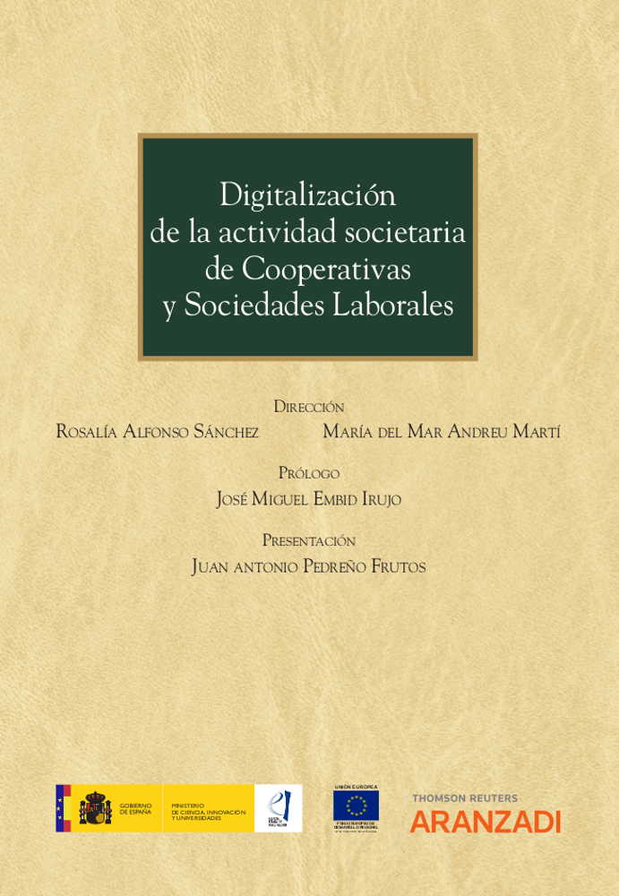 Digitalización de la actividad societaria de cooperativas y sociedades laborales. 9788413913353