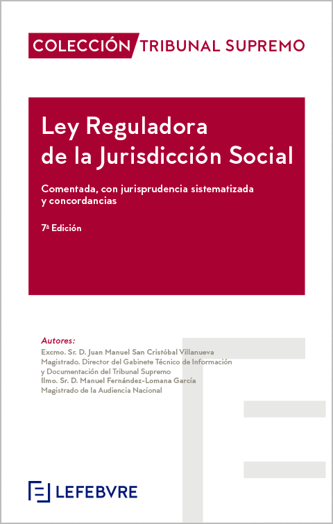 Ley Reguladora de la Jurisdicción Social. 9788418899072