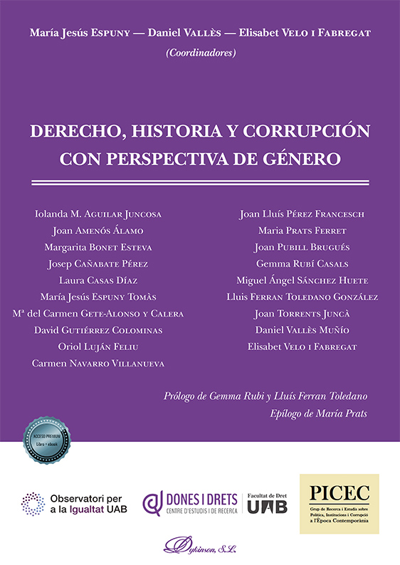 Derecho, historia y corrupción con perspectiva de género. 9788413775791