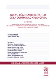 Nuevo régimen urbanístico de la Comunidad Valenciana