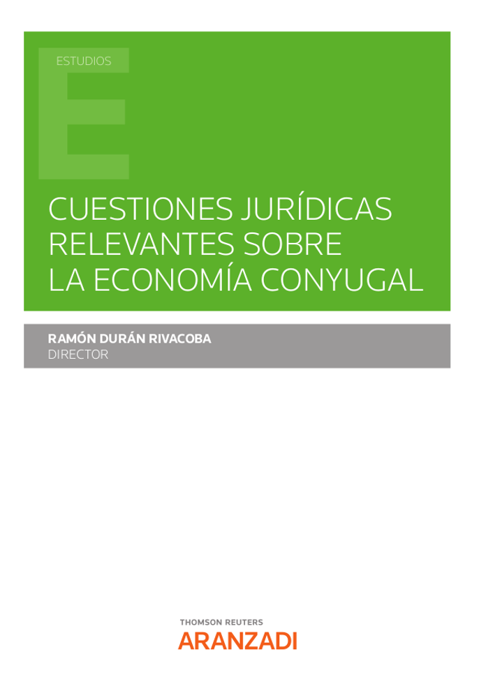 Cuestiones jurídicas relevantes sobre la economía conyugal. 9788413459981