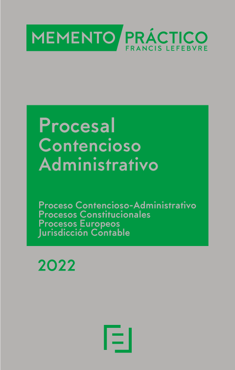 MEMENTO PRÁCTICO-Procesal Contencioso Administrativo 2022. 9788418647833