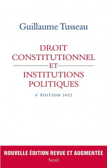 Droit constitutionnel et institutions politiques. 9782021494297
