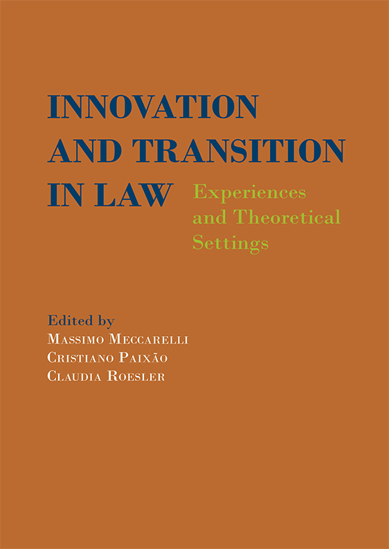 Innovation and transition in law. 9788413771632