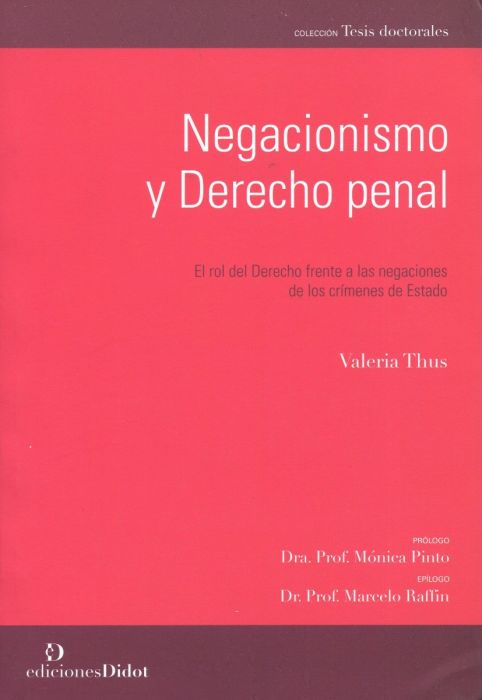 Negacionismo y Derecho penal. 9789873620751
