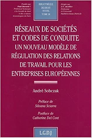 Réseaux de sociétés et codes de conduite. 9782275022772