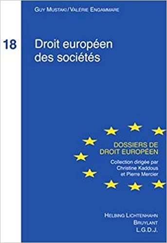 Droit européen des sociétés. 9783719022594