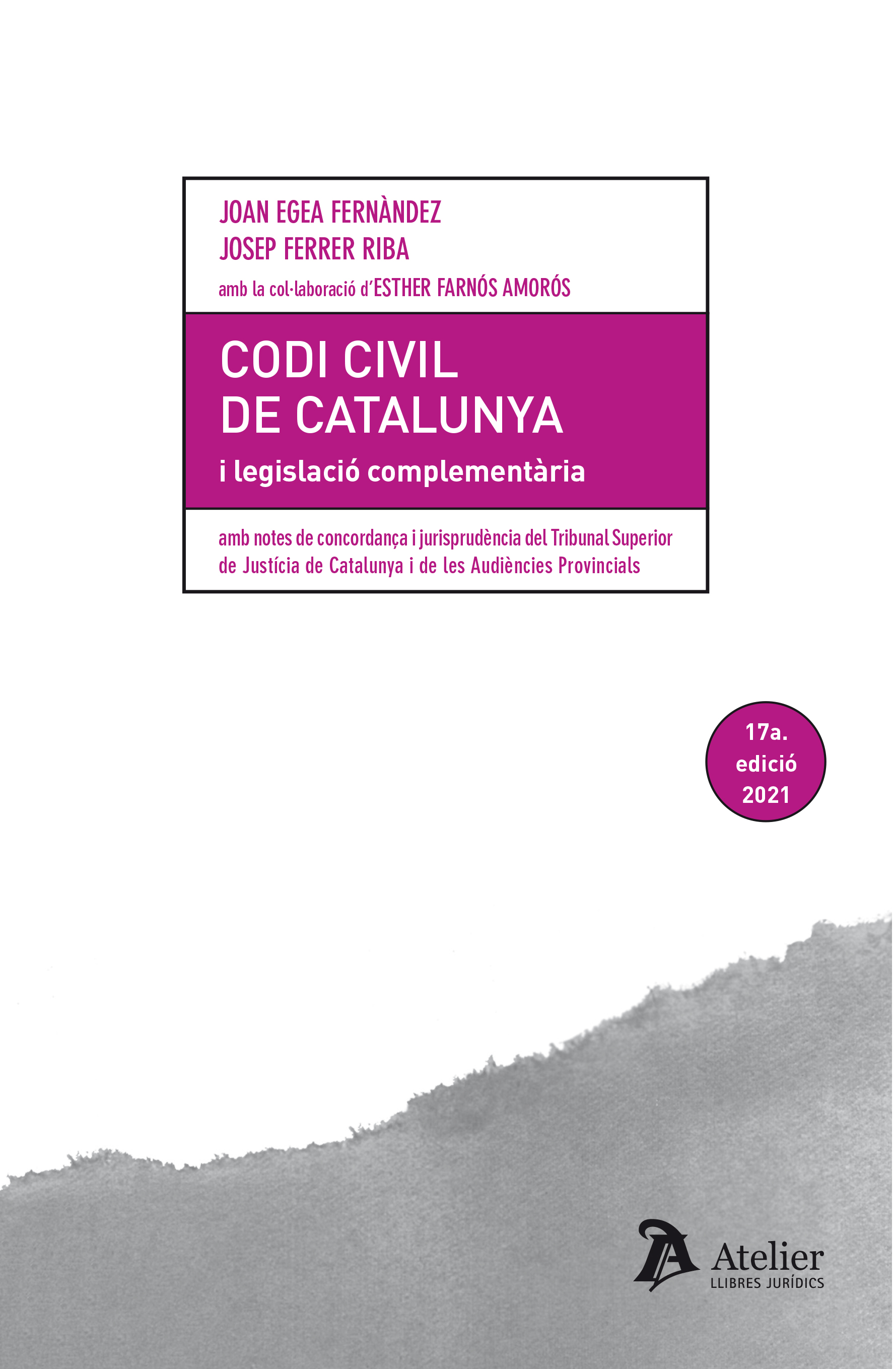 Codi civil de Catalunya i legislacio complementaria. 9788418244414