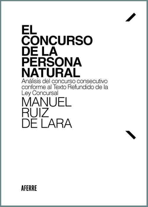 El concurso de la persona natural. 9788412268669