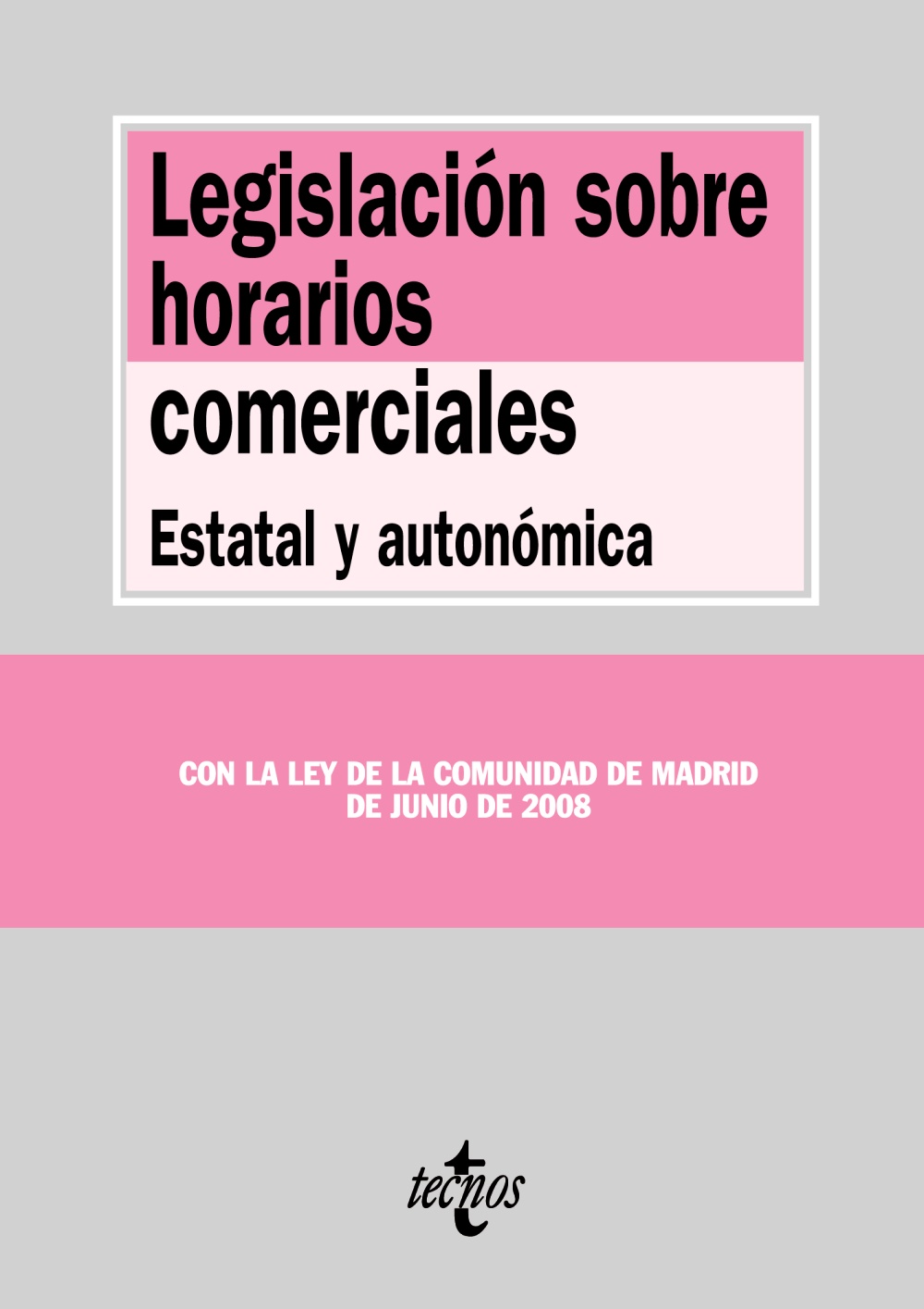 Legislación sobre horarios comerciales. 9788430948277