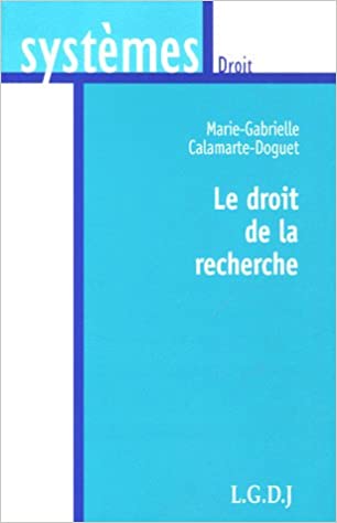 Le droit de la recherche