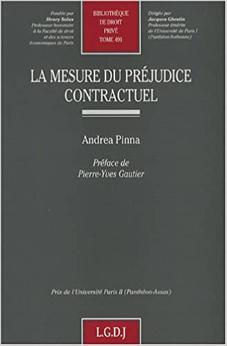 La mesure du préjudice contractuel