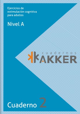Cuadernos Akker. Ejercicios de estimulación cognitiva para adultos. 9788409056330