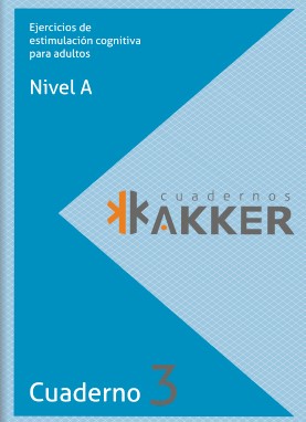 Cuadernos Akker. Ejercicios de estimulación cognitiva para adultos. 9788409056347