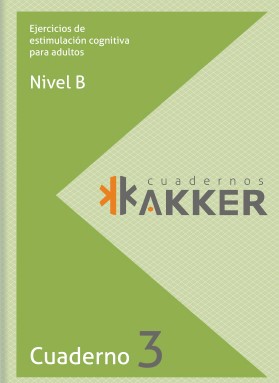 Cuadernos Akker. Ejercicios de estimulación cognitiva para adultos. 9788409056378