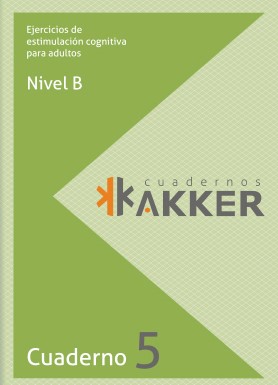 Cuadernos Akker. Ejercicios de estimulación cognitiva para adultos. 9788409064885