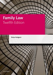 Family law. 9780198860730