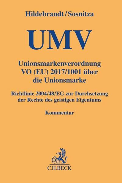 Unionsmarkenverordnung (UMV). 9783406637612