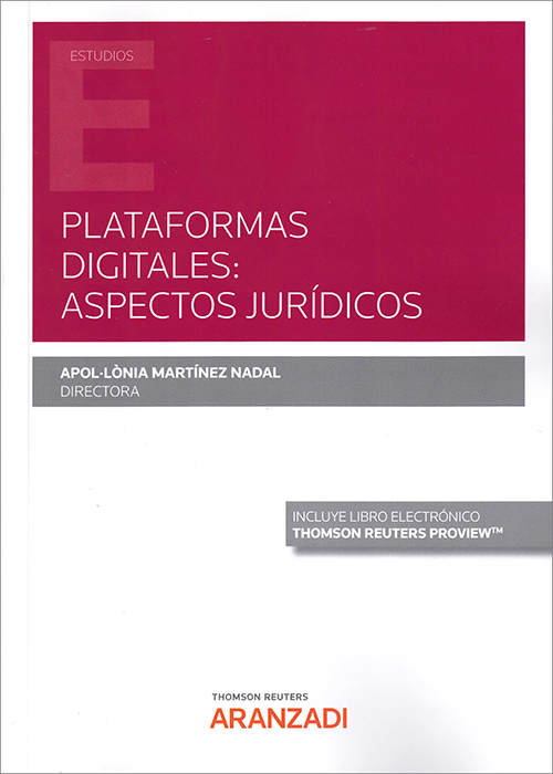 Plataformas digitales. Aspectos jurídicos. 9788413465050