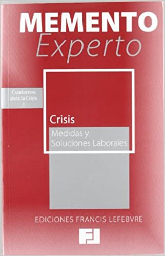 MEMENTO EXPERTO-Crisis. 9788492612185