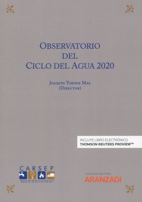 Observatorio del ciclo del agua 2020. 9788413908557