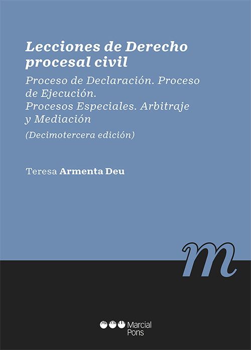 Lecciones de Derecho procesal civil. 9788413812502