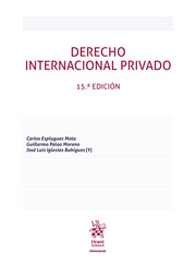 Derecho internacional privado. 9788413977805