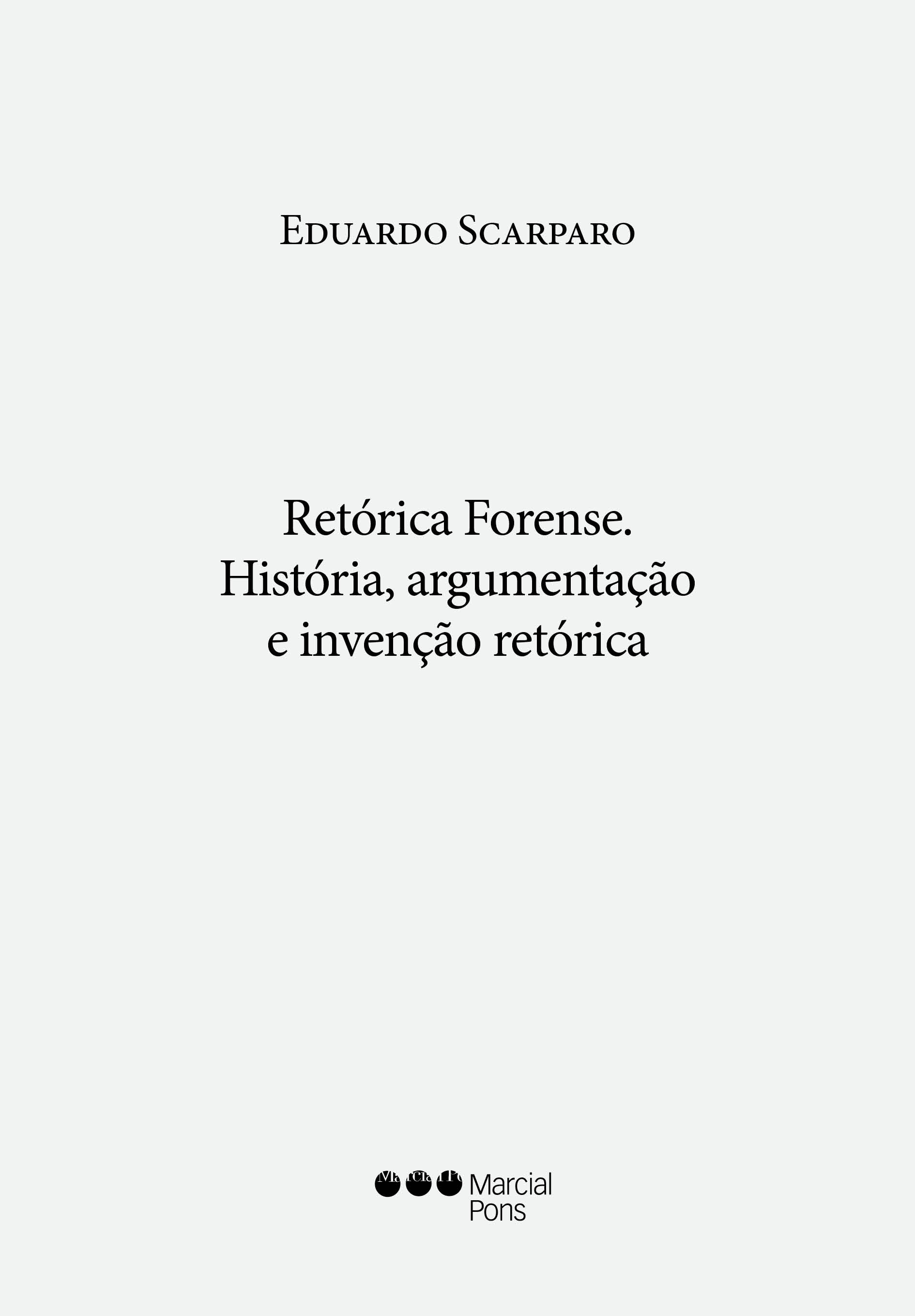 Retórica Forense. 9786599468834