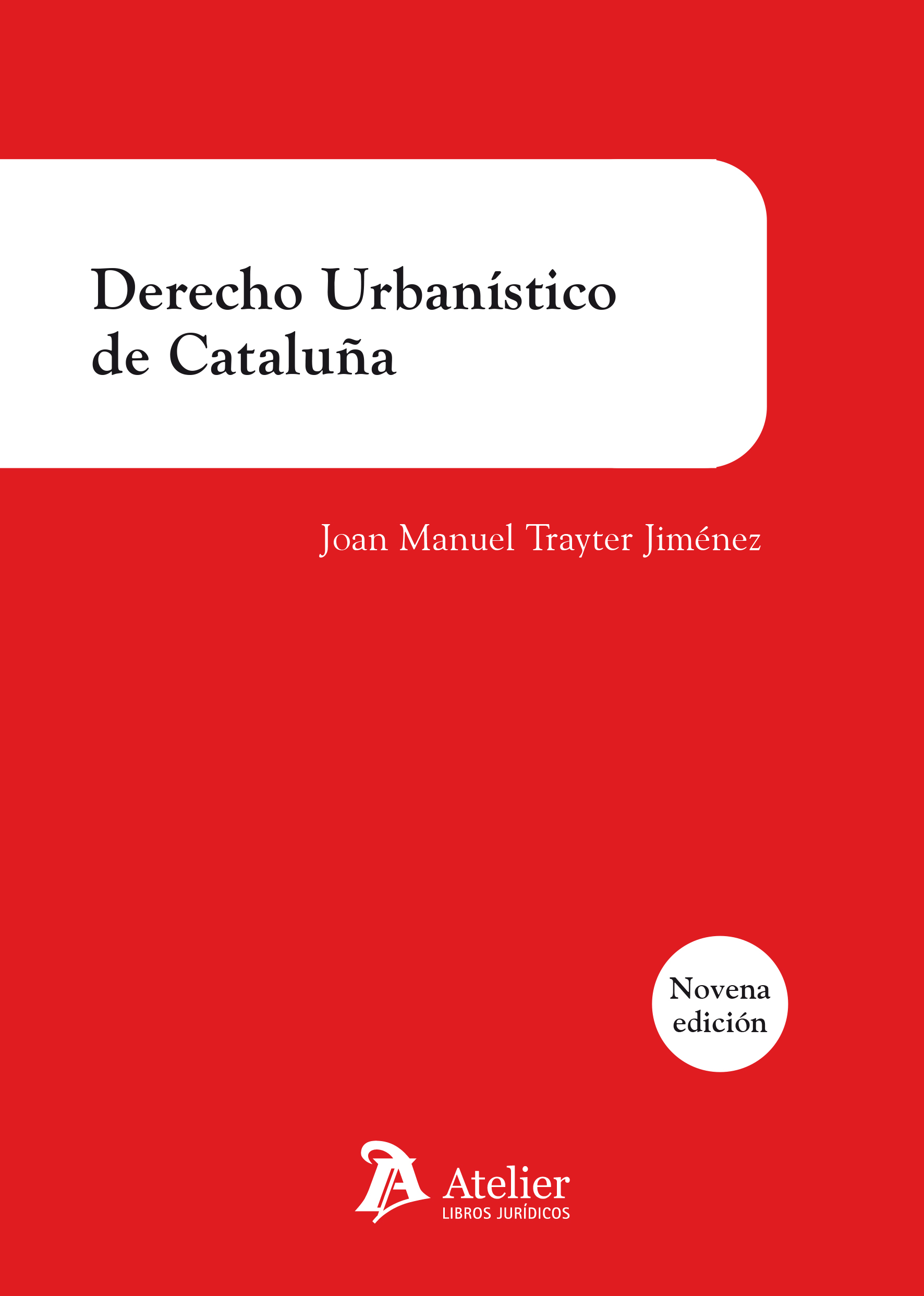 Derecho urbanístico de Cataluña. 9788418244636