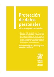 PROTECCIÓN DE DATOS PERSONALES. INFRACCIONES Y SANCIONES PENALES