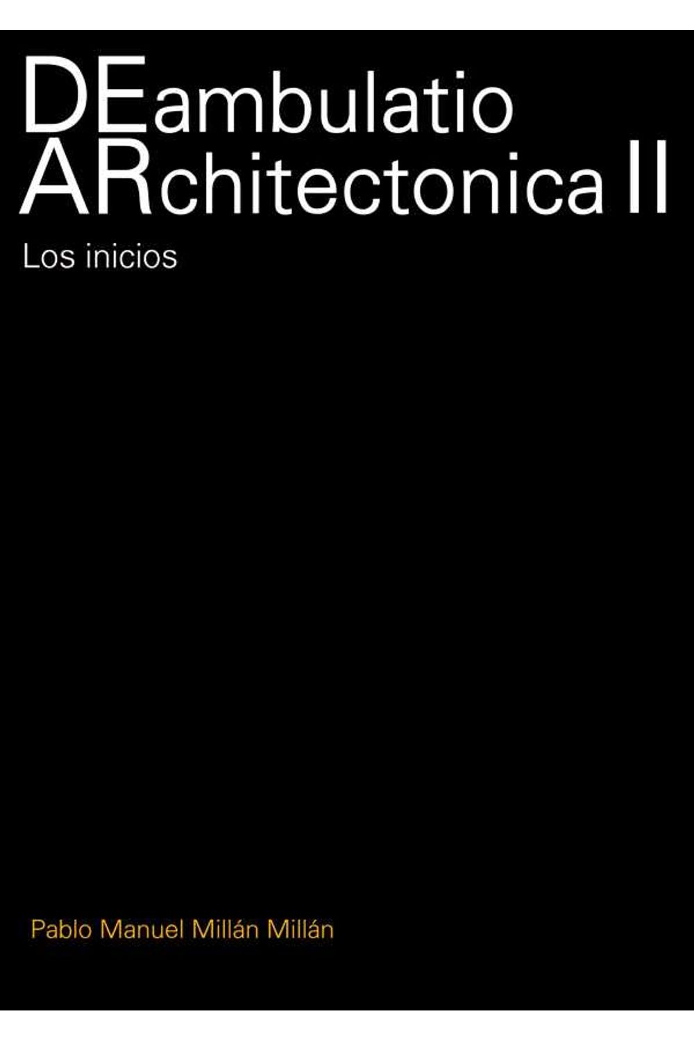 DEambulatio Architectonica II. 9781643605838