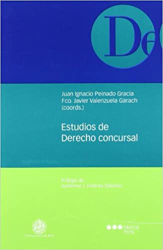Estudios de Derecho concursal. 9788497683357