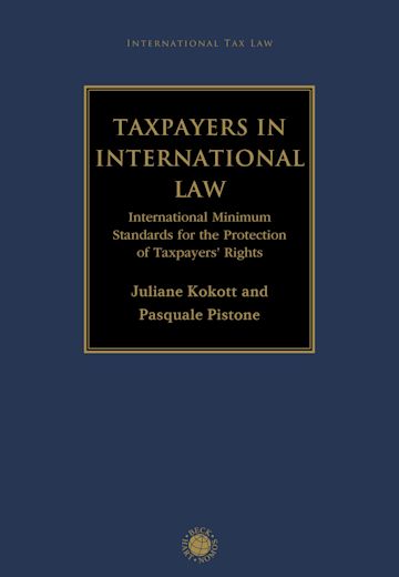Taxpayers in international law. 9781509954001