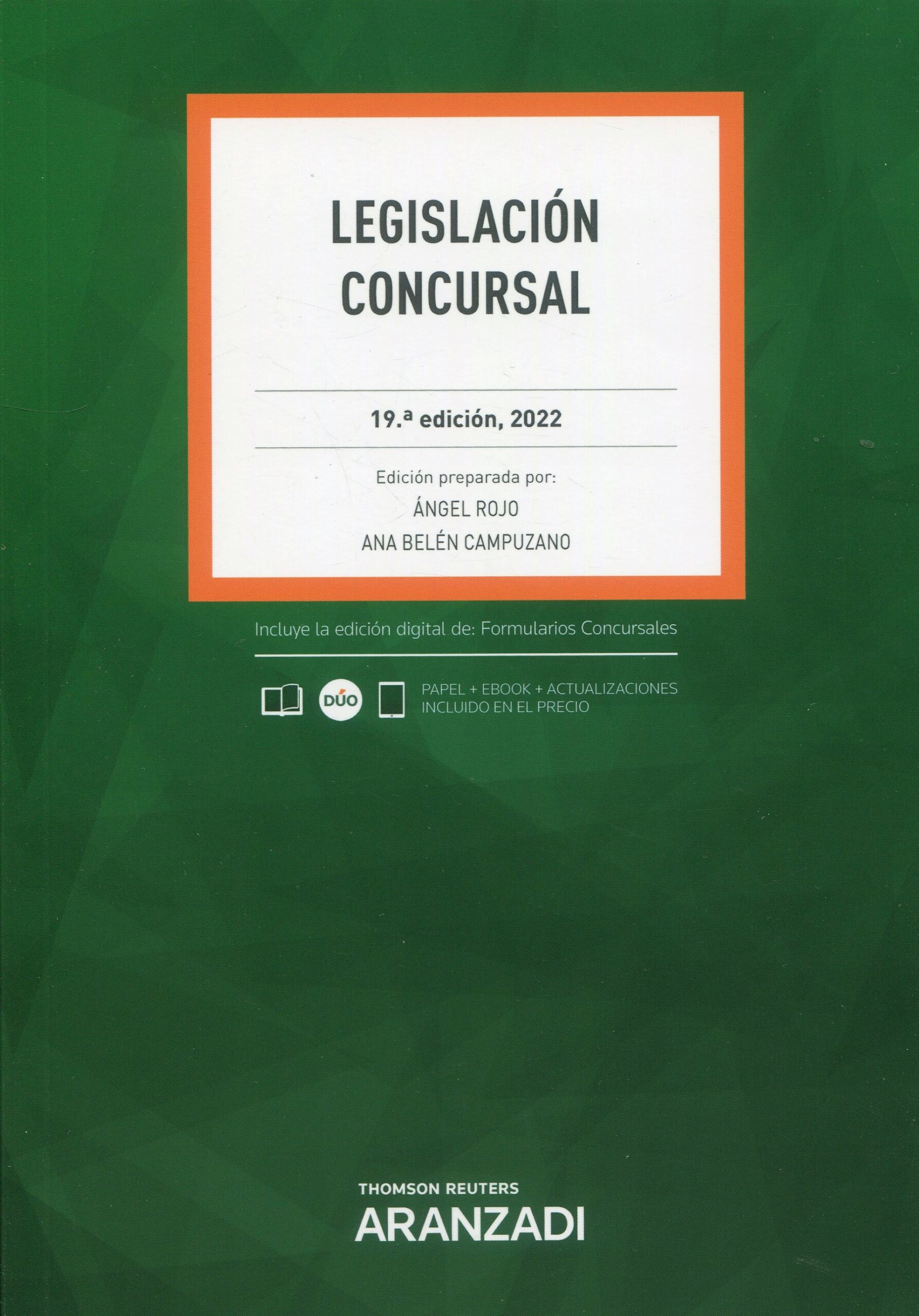 Legislación Concursal. 9788411251372
