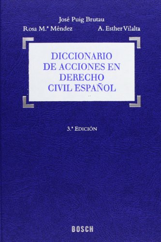 Diccionario de acciones en Derecho civil español