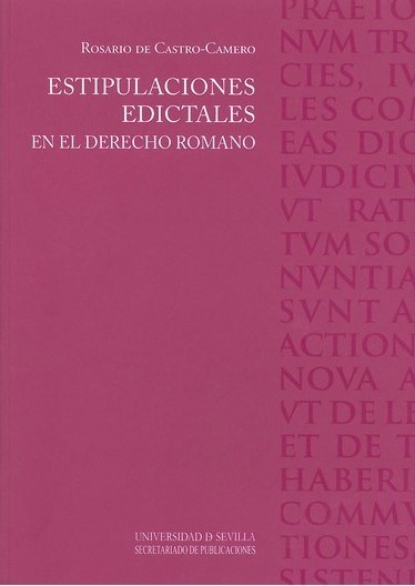 Estipulaciones edictales en el Derecho Romano