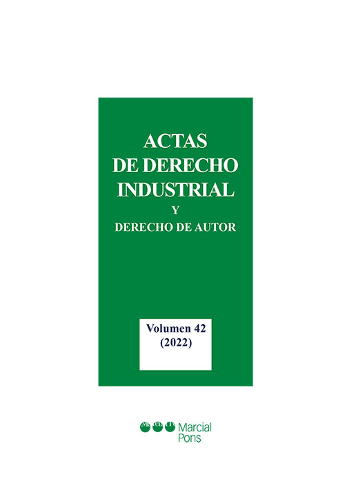 Actas de Derecho Industrial y Derecho de Autor. 9788413814773