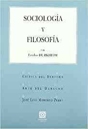 Sociología y filosofía. 9788498361407