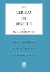 La certeza del Derecho. 9788498361568
