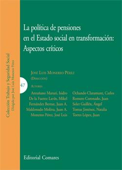 La política de pensiones en el estado social en transformación