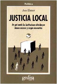 Justicia local. 9788474325430