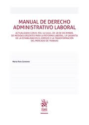 Manual de Derecho Administrativo Laboral. 9788411138659