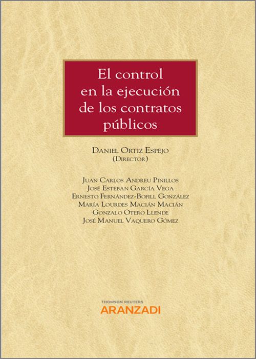 El control en la ejecución de los contratos públicos. 9788413453255