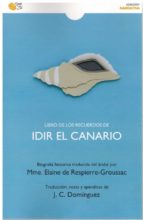 Libro de los recuerdos de Idir el Canario. 9788418699351