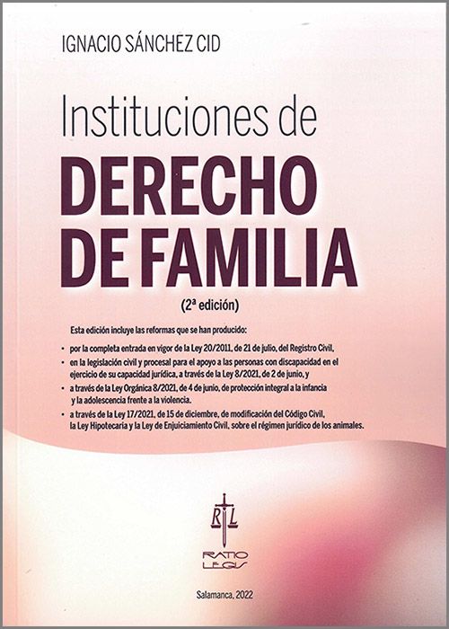 Instituciones de Derecho de Familia. 9788417836368