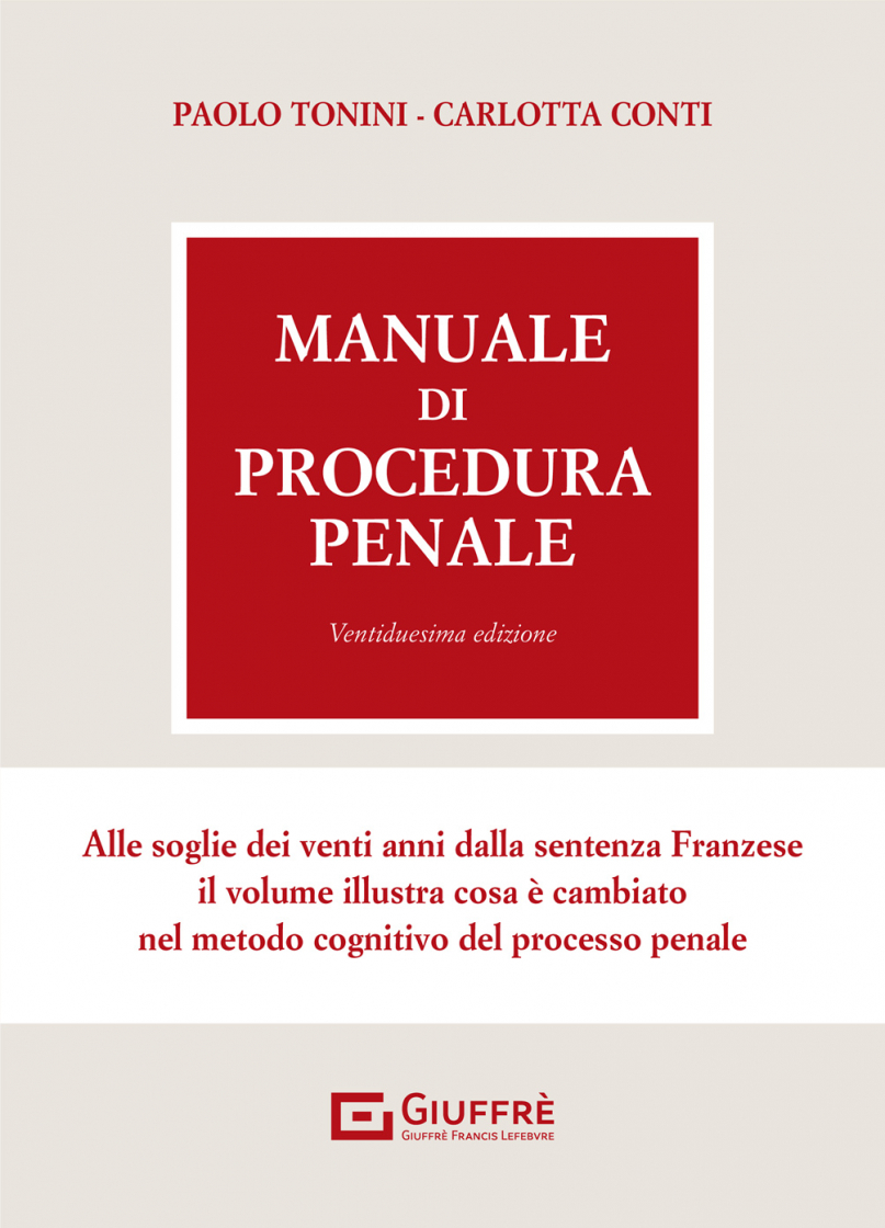 Manuale di procedura penale. 9788828828730