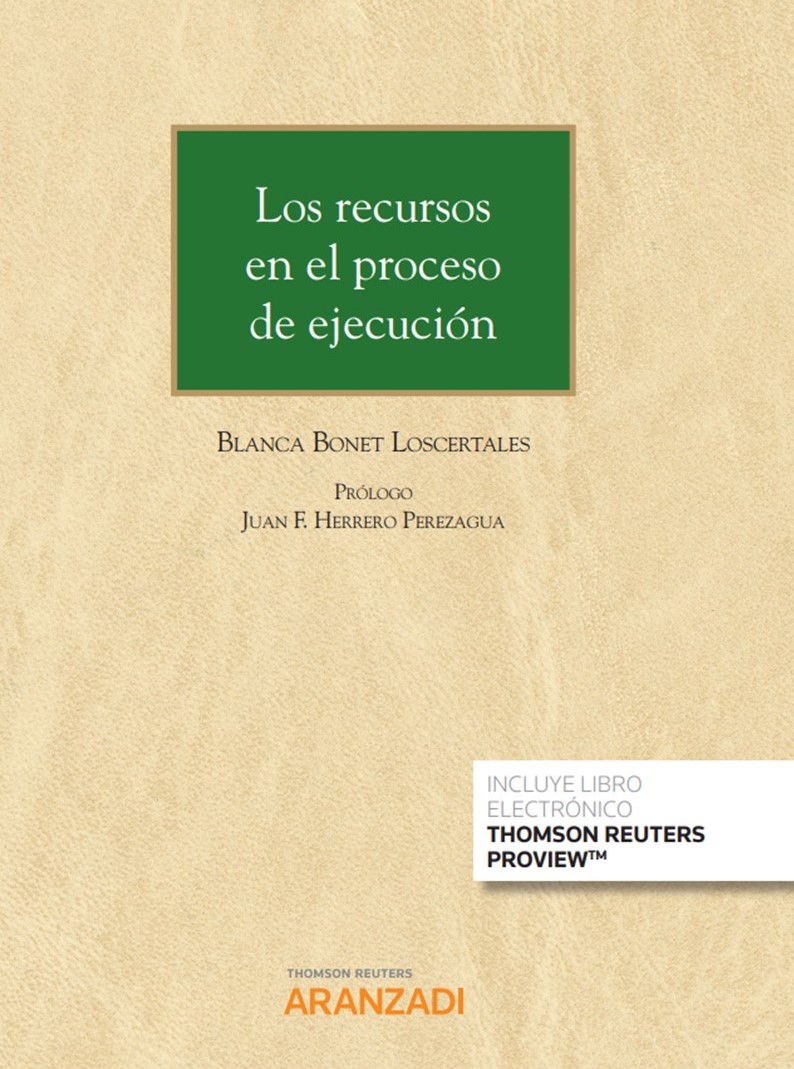 Los recursos en el proceso de ejecución. 9788413915128