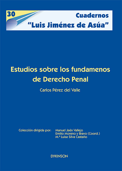 Estudios sobre los fundamentos del Derecho penal. 9788497729819
